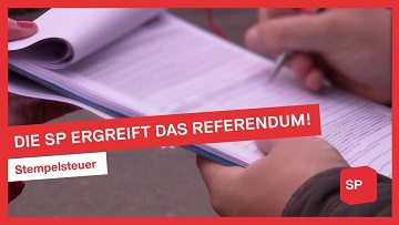 SP-Referendum Stempelsteuer