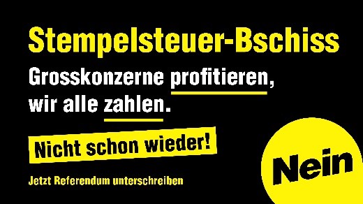SP-Referendum Stempelsteuer